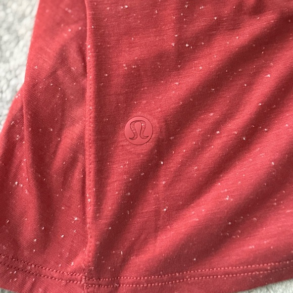 Lululemon Unwind Your Mind Dress Brick Rose / White - Picture 10 of 10